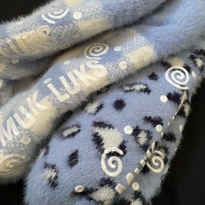 Muk Luks NWT Women’s Cabin Socks, 2 pair pack, size L/XL 8-10